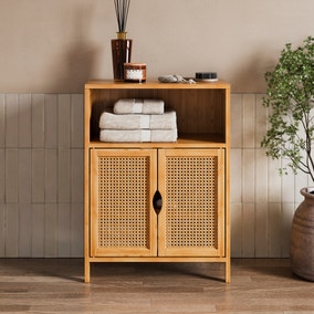 Avani Two Door Cabinet, Bamboo