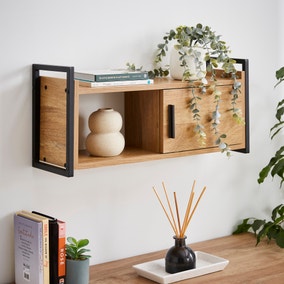Bryant Sliding Door Wall Shelf