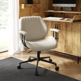 Clement Boucle Fabric Office Chair