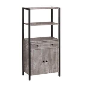 Colton Tall Bathroom Unit, Concrete Effect