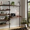 Flynn Modular Shelving Desk Flynn Modular Shelving Desk