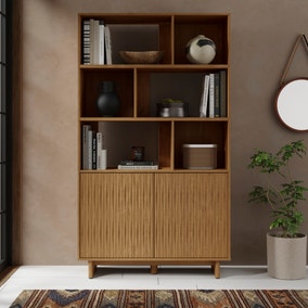Inga Tall Bookcase, Oak Effect Inga Tall Bookcase, Oak Effect