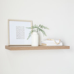 Oak Floating Shelf