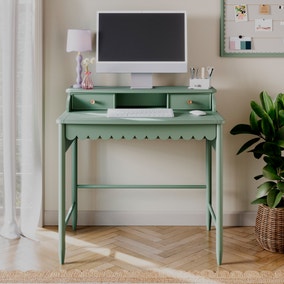 Remi Scalloped Small Step Up Desk Remi Scalloped Small Step Up Desk