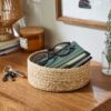 Round Jute Storage Basket