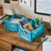Set of 2 Foldable Crates