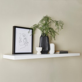 White Floating Shelf White Floating Shelf